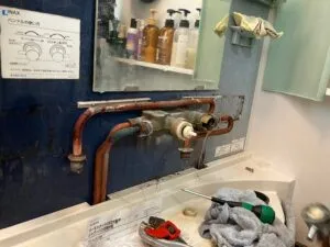 浴室水栓、BF-M648TR-D-PU、サーモスタット付シャワーバス水栓、切換え弁部、A-4191-1、部品交換